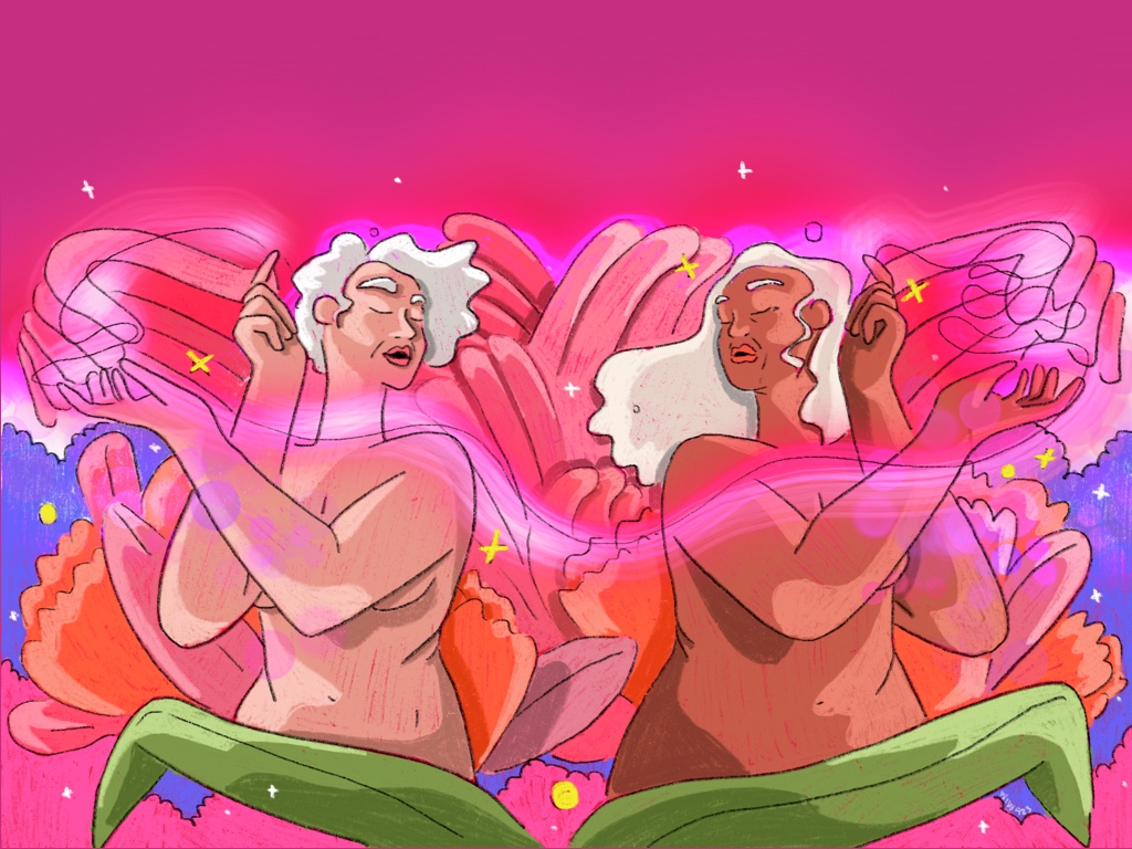 Sexualidad y menopausia - Ilustración Mima Cortéz