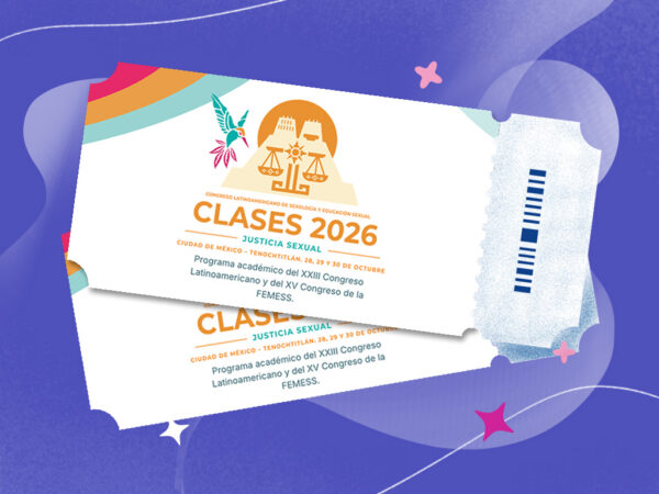 Ilustración de boletos con la imagen promocional del congreso CLASES 2026
